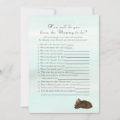 Forest Adventure die het beste Beer-spel kent Kaart (Voorkant)