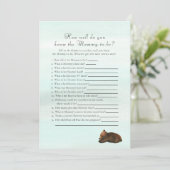 Forest Adventure die het beste Beer-spel kent Kaart (Staand voorkant)