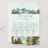 Forest Adventure die mijn mammie Beren Game is Kaart (Voorkant)