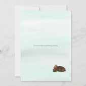 Forest Adventure Informal Wedding Kaart (Achterkant)