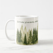 Forest Adventure Name Quote Mug Koffiemok (Links)