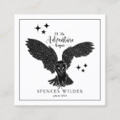 Forest Adventure Natuur Guide Vierkante Visitekaartje (Voorkant)