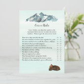 Forest Adventure over of onder Beer Kaart (Staand voorkant)