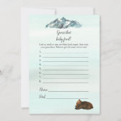 Forest Adventure raadt aan dat Baby Beren spelen Kaart (Voorkant)