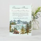 Forest Adventure Rustic Beren Verandering van plan Kaart (Staand voorkant)