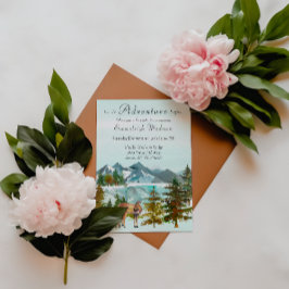 Forest Adventure Rustic Deer Baby shower Kaart