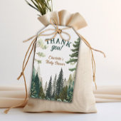 Forest Adventure wacht op Baby shower Dank u Cadeaulabel