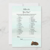 Forest Adventure Wat is er in je Purse Beren Game Kaart (Voorkant)