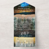 Forest All in One Handfasting Uitnodigen Uitnodiging (Binnen)