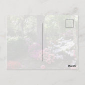 Forest and Flowers Postcard Briefkaart (Achterkant)