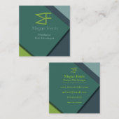 Forest and Moss Professional Vierkante Visitekaartje (Voorkant / Achterkant)