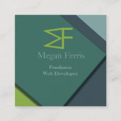 Forest and Moss Professional Vierkante Visitekaartje (Voorkant)