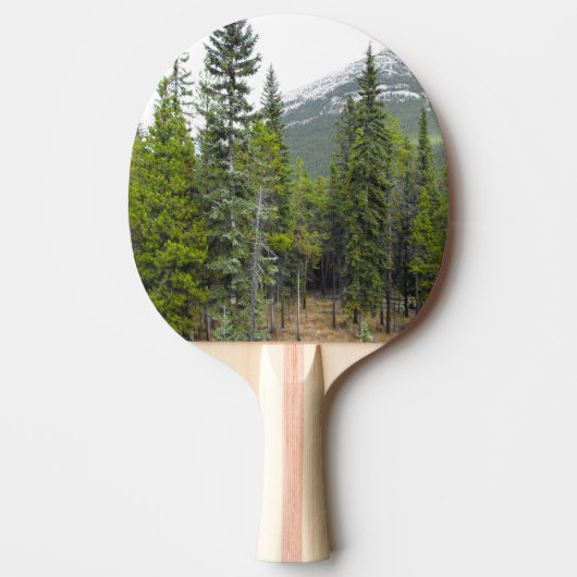 Forest and Mountain Scene Paddle Tafeltennisbatje (Voorkant)