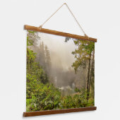 Forest and Ocean Landscape Hangend Wandkleed (Gebogen)