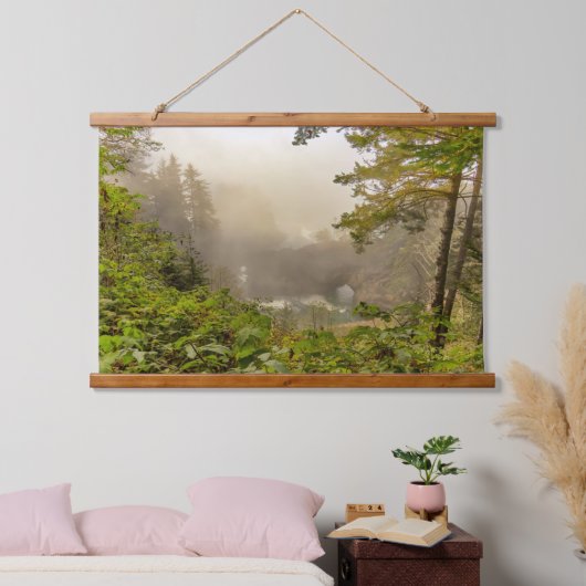Forest and Ocean Landscape Hangend Wandkleed (Slaapkamer)