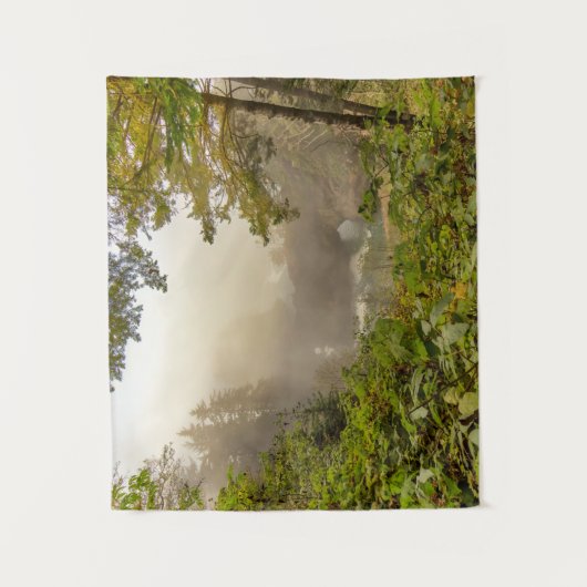 Forest and Ocean Landscape Wandkleed (Voorkant)