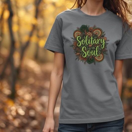 Forest and rainbows wilderness design t-shirt