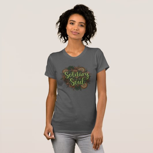 Forest and rainbows wilderness design t-shirt (Voorkant volledig)