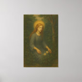 forest angel fine art painting canvas afdruk (Voorkant)