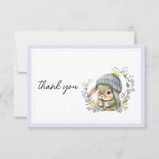 Forest Animal Baby Shower Thank You Card Bedankkaart (Voorkant)