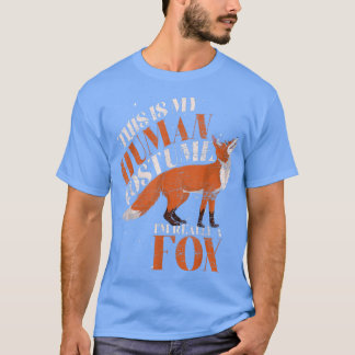 Forest Animal Lover This Is My Human Costume Funny T-shirt