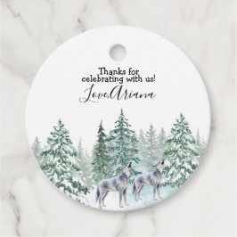 Forest Animals Baby shower Favorietentjes Bedankjes Labels