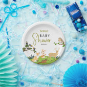 Forest Animals Baby shower Papieren Borden Bordje (Feest)