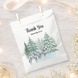 Forest Animals Baby shower voorkeurstas Bedankzakje