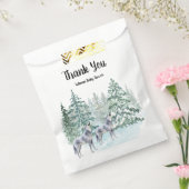 Forest Animals Baby shower voorkeurstas Bedankzakje (Gezegeld)