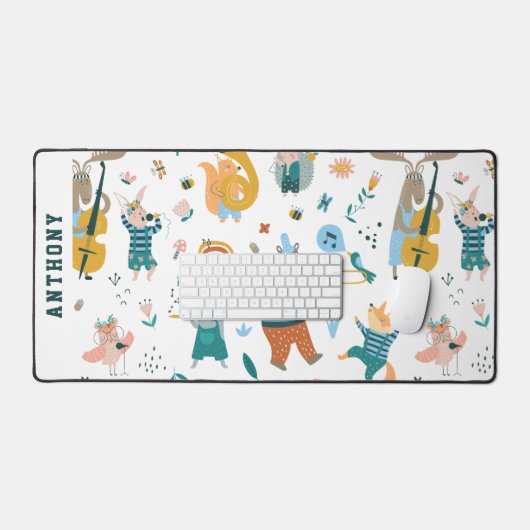 Forest Animals Band Bureaumat (Keyboard & Muis)