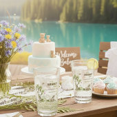 Forest Animals Bearly Wait Baby Shower Keepsake Glas