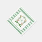 Forest Animals Crest Boy Baby shower Napkins Servet (Hoek)