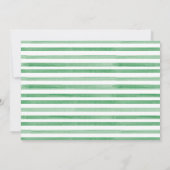 Forest Animals Crest Photo Baptism Invitation Kaart (Achterkant)