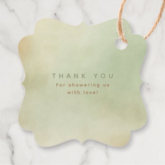 Forest Animals Cute Baby shower Hartelijk dank Bedankjes Labels (Achterkant)