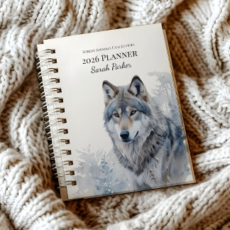 Forest Animals Personalized 2026 Planner