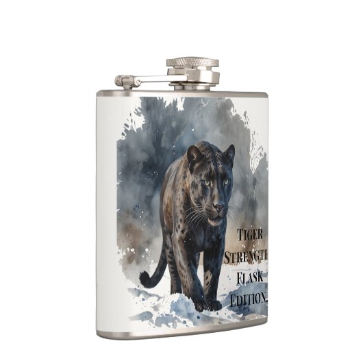 Forest Animals Tiger Strength Flask Heupfles (Rechts)