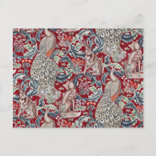 Forest Animals, William Morris Briefkaart