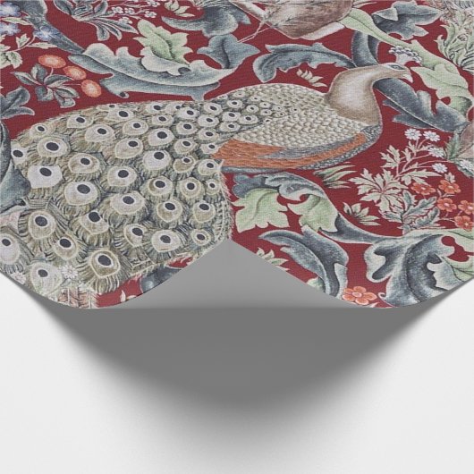 Forest Animals, William Morris Cadeaupapier (Hoek)