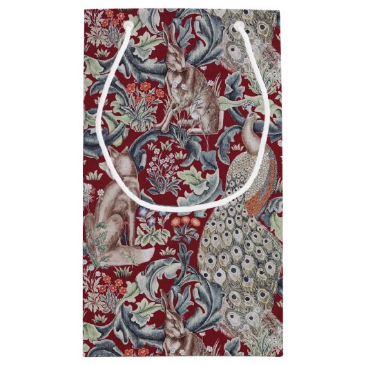 Forest Animals, William Morris Klein Cadeauzakje (Achterkant)