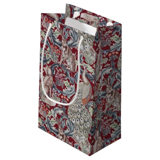 Forest Animals, William Morris Klein Cadeauzakje (Achterkant Gekanteld)