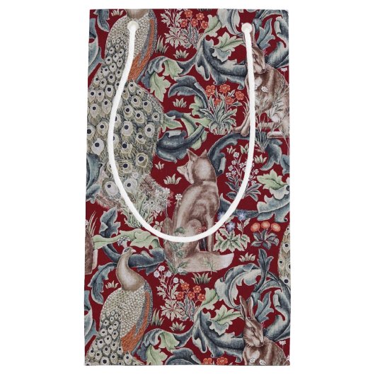 Forest Animals, William Morris Klein Cadeauzakje (Voorkant)