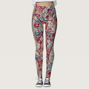 Forest Animals, William Morris Leggings