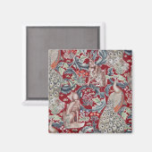 Forest Animals, William Morris Magneet (Voorkant / Achterkant)