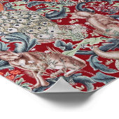 Forest Animals, William Morris Poster (Hoek)