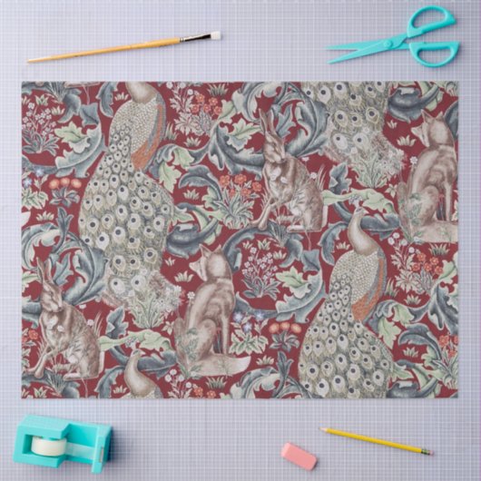Forest Animals, William Morris Tissuepapier (Craft)