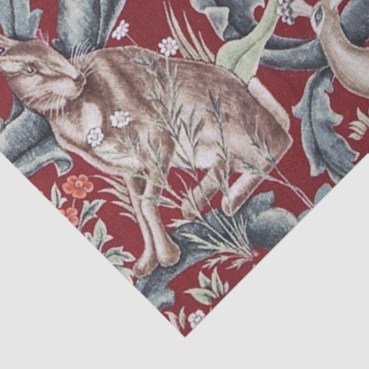 Forest Animals, William Morris Tissuepapier (Detail)