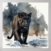 Forest Animals Woodland Wall Art | Tiger Poster (Voorkant)