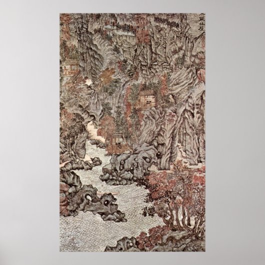 Forest Apartments in Chii-ch'u door Wang Meng Poster (Voorkant)