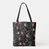 Forest Arrows en Deer Antler Floral Pattern Tote Bag (Achterkant)