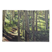 Forest Aspens Trees Kussensloop (Achterkant-Links)